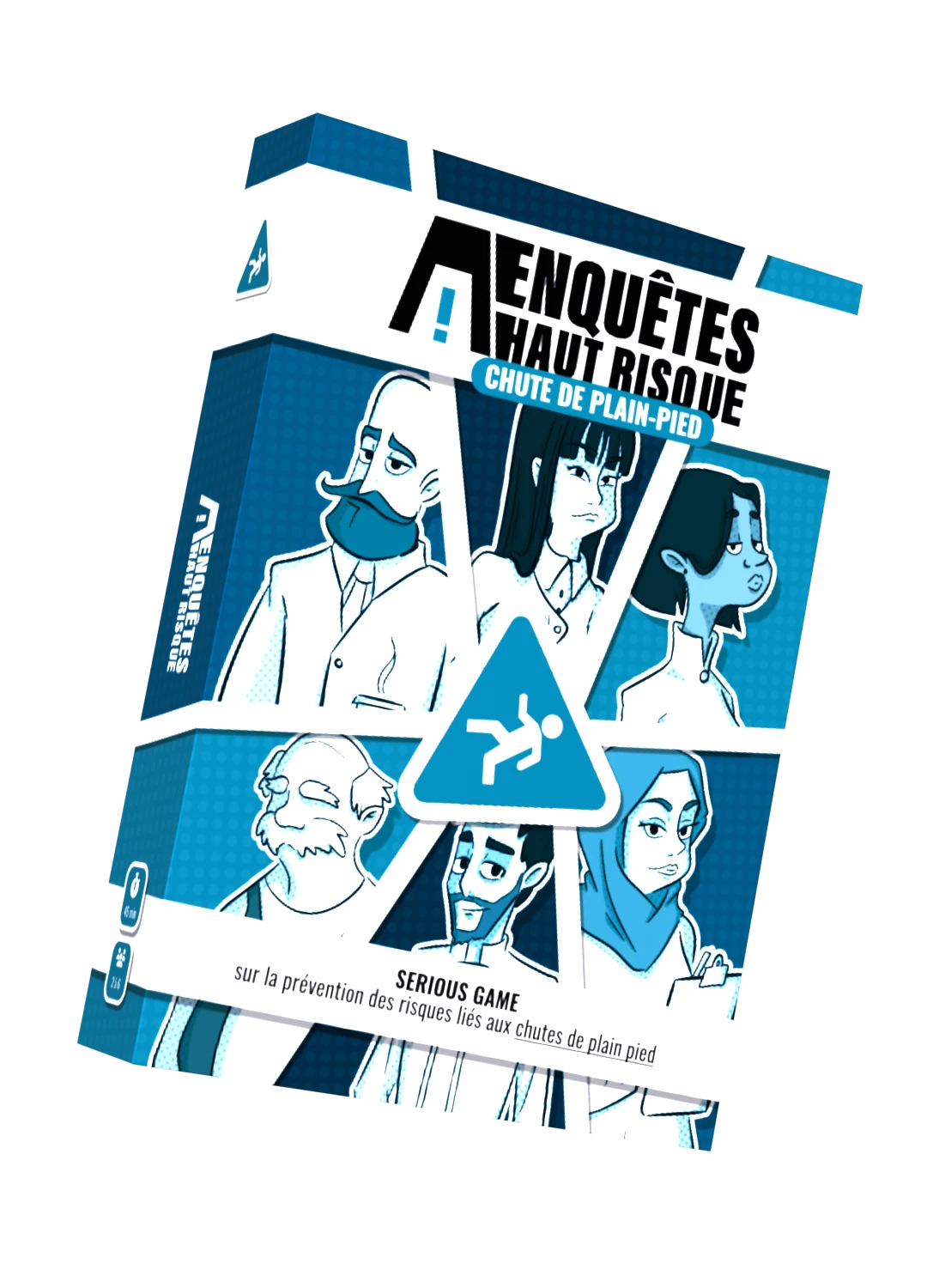 Serious game Enquêtes à Haut Risque pour la sensibilisation aux risques de chute en formation SST